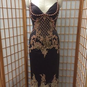 Like New Mandalay Gray Cocktail Dress.